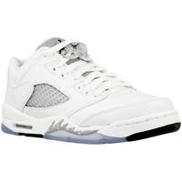 Nike Air Jordan 5 Retro Low G boys\'s Children\'s Shoes (Trainers) in White
