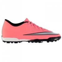 Nike Mercurial Vortex II Mens Astro Turf Trainers (Mango-Silver)