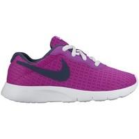 nike tanjun girlss childrens shoes trainers in white