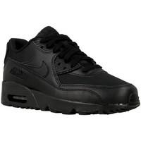 Nike Air Max 90 Mesh GS boys\'s Children\'s Shoes (Trainers) in Black