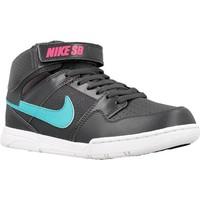 nike mogan mid 2 jr b boyss childrens shoes high top trainers in blue