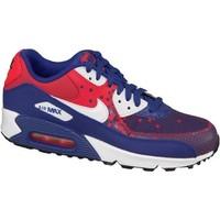 Nike Air Max 90 Mesh GS boys\'s Children\'s Shoes (Trainers) in Blue