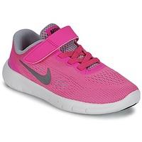Nike FREE RUN CADETTE girls\'s Children\'s Sports Trainers (Shoes) in pink