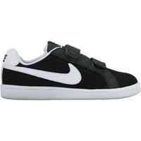 nike court royale psv boyss childrens shoes trainers in black