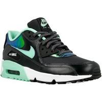 Nike Air Max 90 SE Ltr GS boys\'s Children\'s Shoes (Trainers) in Black