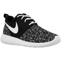 nike roshe one print gs boyss childrens shoes trainers in white