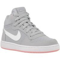 Nike Court Borough Mid girls\'s Children\'s Shoes (High-top Trainers) in grey