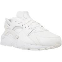Nike Huarache Run GS boys\'s Children\'s Shoes (Trainers) in White