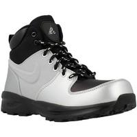 Nike Manoa Lth GS boys\'s Children\'s Walking Boots in Silver