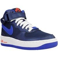 Nike Air Force 1 Mid GS boys\'s Children\'s Shoes (High-top Trainers) in Blue