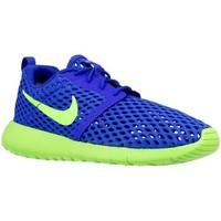 nike roshe one girlss childrens shoes trainers in blue