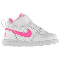 nike court borough mid top infant girls trainers