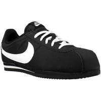 Nike Cortez Nylon GS boys\'s Children\'s Shoes (Trainers) in white