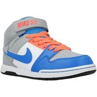 nike mogan mid 2 jr b girlss childrens shoes high top trainers in blue