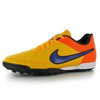 nike tiempo rio mens astro turf trainers orange volt