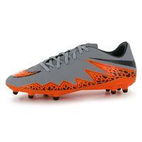 Nike Hypervenom Phelon FG Football Boots (Wolf Grey-Total Orange)