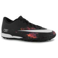 Nike Mercurial Vortex CR7 Mens Astro Turf Trainers (Black-Red)