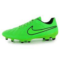 Nike Tiempo Genio FG Mens Football Boots (Green-Black)