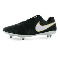 nike tiempo mystic sg mens football boots black white