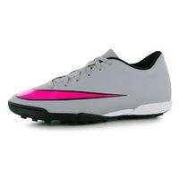 Nike Mercurial Vortex Mens Astro Turf Trainers (Wolf Grey-Pink)