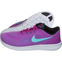 Nike Free RN GS hyper violet/hyper turquoise/black/white