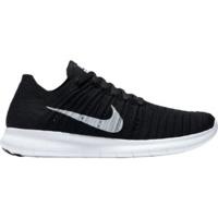 nike free rn flyknit women blackwhite