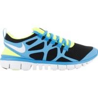 nike free 30 v3 blackwhiteblue glowvolt