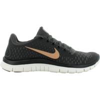 Nike Free 3.0 V4 Women Black/Metallic Red Bronze-Midnight Fog-Gamma Gray