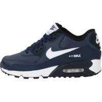 nike air max 90 premium ltr gs midnight navywhiteblack