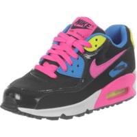 Nike Air Max 90 Mesh GS black/pink pow/white/photo blue/volt