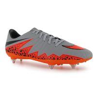 Nike Hypervenom Phelon SG Football Boots (Wolf Grey-Total Orange)