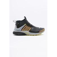 nike air presto mid utility black and beige trainers black