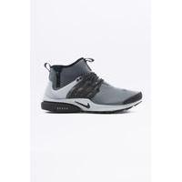 nike air presto mid utility grey and black trainers grey