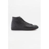 Nike Blazer Black Tumbled Leather Trainers, BLACK