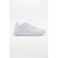 Nike Air Force 1 Ultra Force White Leather Trainers, WHITE