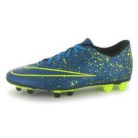 Nike Mercurial Vortex FG Mens Football Boots (Blue-Green)