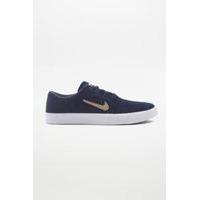 Nike SB Portmore Obsidian Canvas Trainers, NAVY