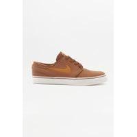 nike sb air zoom stefan janoski light brown trainers copper