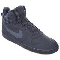 nike court borough mid premium black