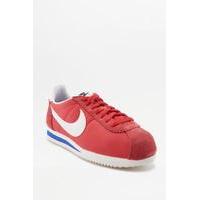 Nike Cortez Red and White Nylon Trainers, RED