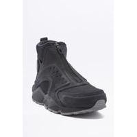 nike air huarache mid black trainers black