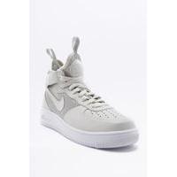 nike air force 1 white light high top trainers white