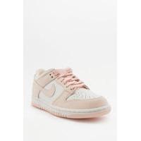 nike dunks low pink and white trainers pink