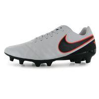 nike tiempo mystic v fg mens football boots platinum black