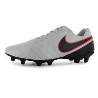 Nike Tiempo Genio II FG Mens Football Boots (Platinum-Black)