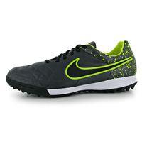 nike tiempo legacy mens astro turf trainers black volt