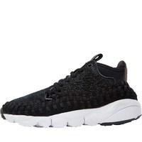 Nike Mens Air Footscape Woven Chukka QS Trainers Anthracite/White/Black
