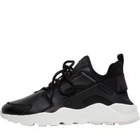 Nike Womens Air Huarache Run Ultra Si Trainers Black/Black-Ivory