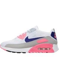 nike womens air max 90 ultra 20 flyknit trainers whitelaser pinkblackc ...