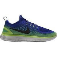 Nike Free RN Distance 2 Running Shoes - Mens - Blue/Black/Green